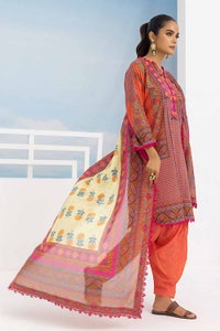 3 Piece Printed Lawn Unstitched Suit CL-32476