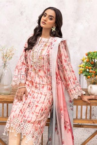 3 Piece Unstitched Sichiffli Embroidered Lawn Suit with Printed Lawn Dupatta CL-42109
