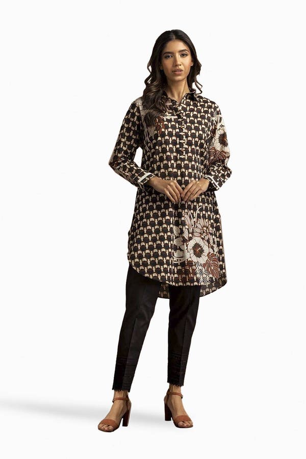 Digital Print Cambric Shirt GLS-24-54