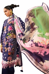 3 Piece Unstitched Diamantes Printed Lawn Suit with Denting Lawn Dupatta DN-42032