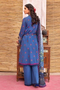 3 Piece Embroidered Unstitched Jacquard Shirt with Digital Printed Jacquard Dupatta FE-32039