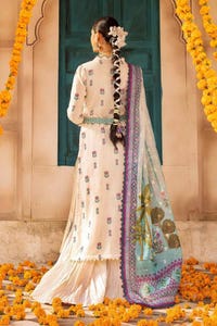 3 Piece Embroidered Unstitched Jacquard Shirt with Digital Printed Jacquard Dupatta and Inner FE-32036