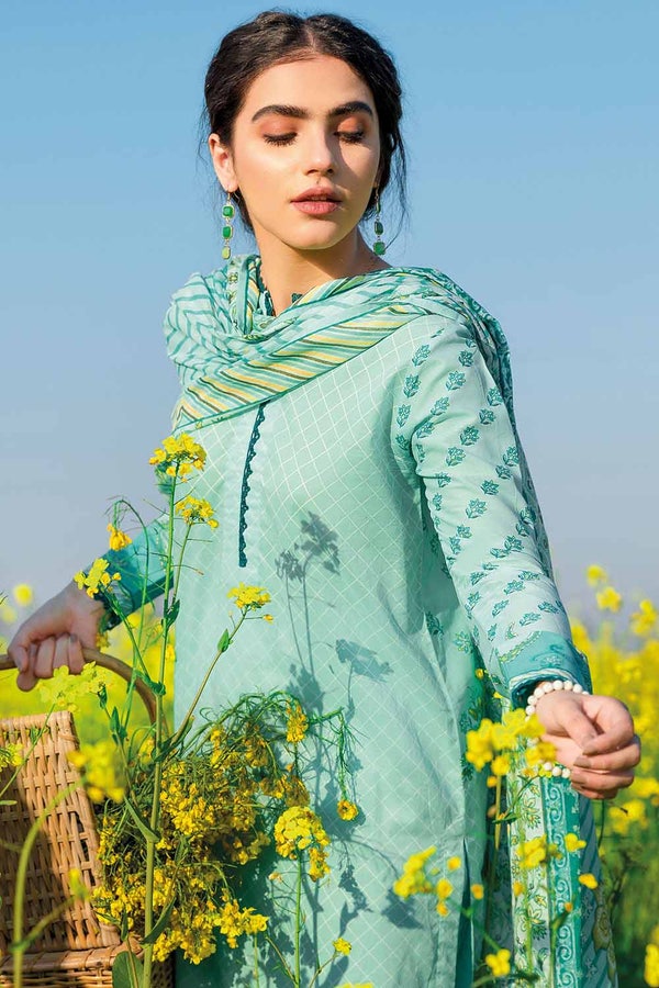 3 Piece Lawn Unstitched Printed Suit CL-32393 B