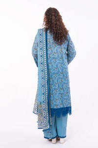 3 Piece Unstitched Printed Lawn Suit CL-52380 A