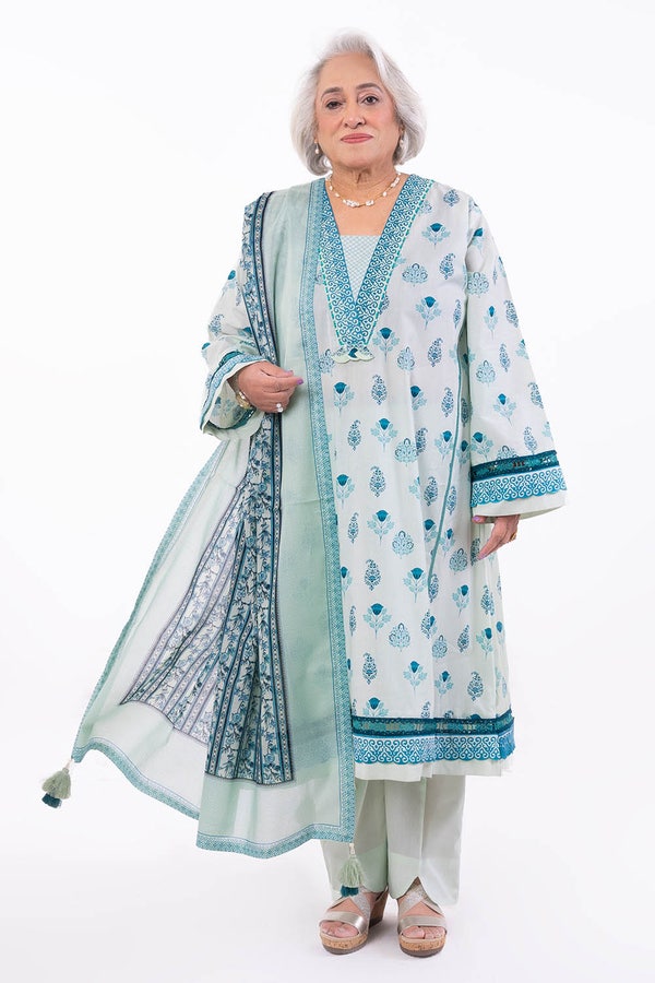 3 Piece Unstitched Printed Lawn Suit CL-42300 A