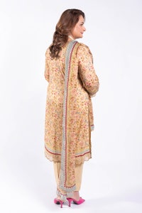 3 Piece Unstitched Printed Chiffon Dupatta BM-52006
