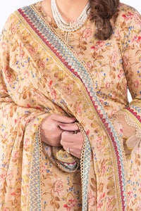 3 Piece Unstitched Printed Chiffon Dupatta BM-52006