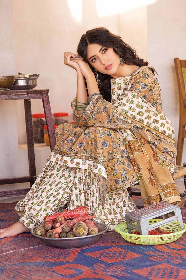 3 Piece Lawn Unstitched Printed Suit CL-32235 A