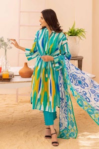 3 Piece Printed Lawn Unstitched Suit CL-32515 A