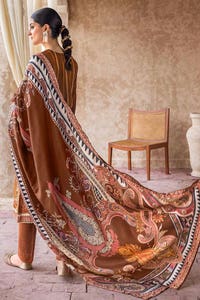 3 Piece Embroidered Khaddar Unstitched Suit with Digital Printed Pashmina Shawl AP-32032