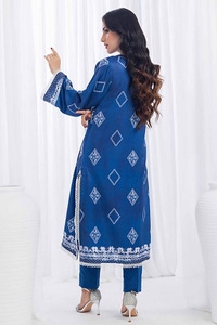 Printed Twill Linen Unstitched Shirt WNSS-32023
