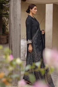 3 Piece Karandi Jacquard Unstitched Suit with Karandi Jacquard Dupatta MJ-32069