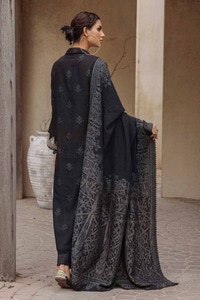 3 Piece Karandi Jacquard Unstitched Suit with Karandi Jacquard Dupatta MJ-32069
