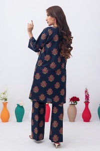 2 Piece Printed Khaddar Unstitched Suit CWT-32004