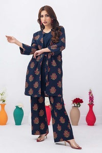 2 Piece Printed Khaddar Unstitched Suit CWT-32004