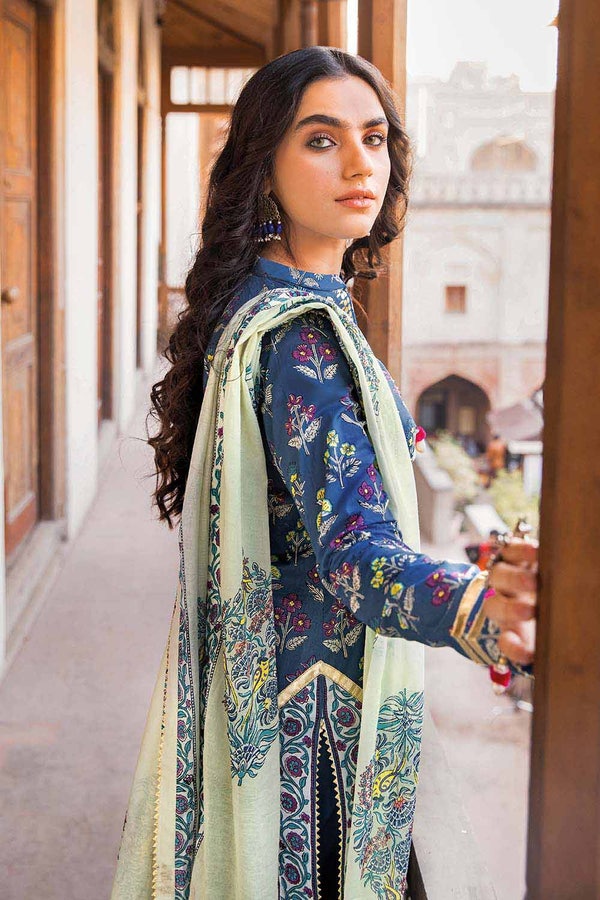 3 Piece Lawn Unstitched Foil Printed Suit CL-32236 B