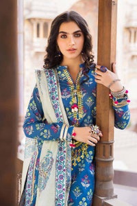 3 Piece Lawn Unstitched Foil Printed Suit CL-32236 B