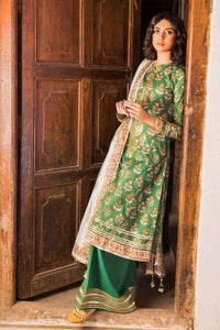 3 Piece Lawn Unstitched Foil Printed Suit CL-32236 A