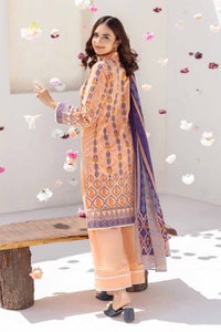 3 Piece Printed Cambric Unstitched Suit with Lawn Dupatta CBN-32003 B