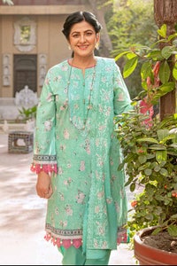 3 Piece Lawn Unstitched Embroidered Suit DM-32006