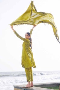 3 Piece Embroidered Jacquard Unstitched Suit with Yarn Dyed Dupatta MJ-32043