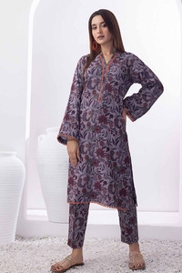 2 Piece Printed Dhanak Unstitched Suit WNST-32085