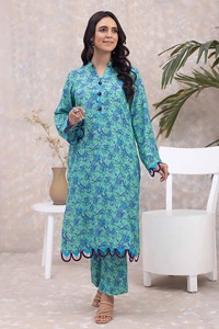 2 Piece Printed Karandi Unstitched Suit WNST-32069