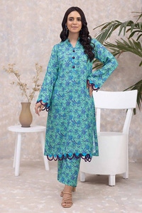 2 Piece Printed Karandi Unstitched Suit WNST-32069