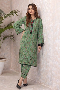 2 Piece Printed Dhanak Unstitched Suit WNST-32077