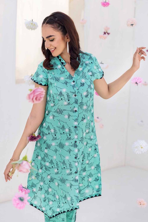 2 Piece Printed Cambric Unstitched Suit TCN-32005