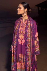 3 Piece Digital Printed Cotail Linen Unstitched Suit CV-32006