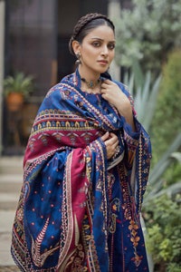 3 Piece Embroidered Dobby Jacquard Unstitched Suit with Digital Printed Twill Shawl AP-32009