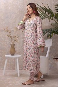 2 Piece Printed Karandi Unstitched Suit WNST-32064