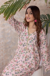 2 Piece Printed Karandi Unstitched Suit WNST-32064
