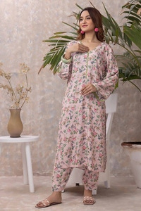 2 Piece Printed Karandi Unstitched Suit WNST-32064
