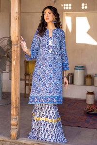 2 Piece Lawn Unstitched Printed Shirt Trousers Suit TL-32026 A