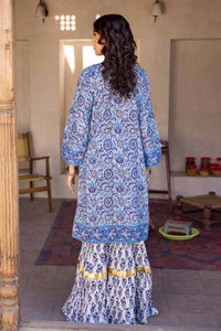 2 Piece Lawn Unstitched Printed Shirt Trousers Suit TL-32026 A