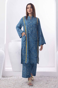 2 Piece Printed Karandi Unstitched Suit WNST-32065