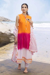 3 Piece Embroidered Jacquard Unstitched Suit MJ-32070