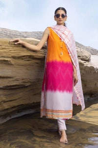 3 Piece Embroidered Jacquard Unstitched Suit MJ-32070