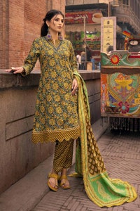 3 Piece Lawn Unstitched Printed Suit CL-32449 A