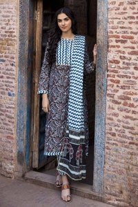 3 Piece Lawn Unstitched Printed Suit CL-32234 A