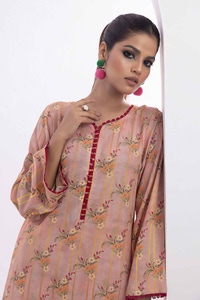 2 Piece Printed Karandi Unstitched Suit WNST-32067
