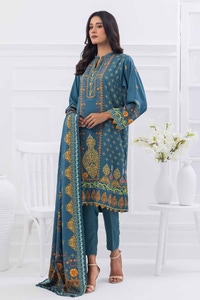 3 Piece Printed Cotail Unstitched Suit WNS-32179 A