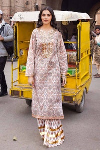2 Piece Lawn Unstitched Printed Shirt Trousers Suit TL-32025 B