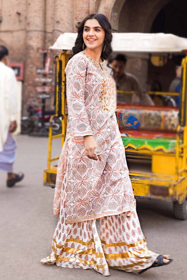 2 Piece Lawn Unstitched Printed Shirt Trousers Suit TL-32025 B