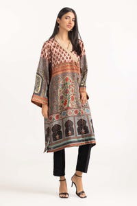 1 Piece Shamoz Silk Embroidered Shirt GLM-23-28
