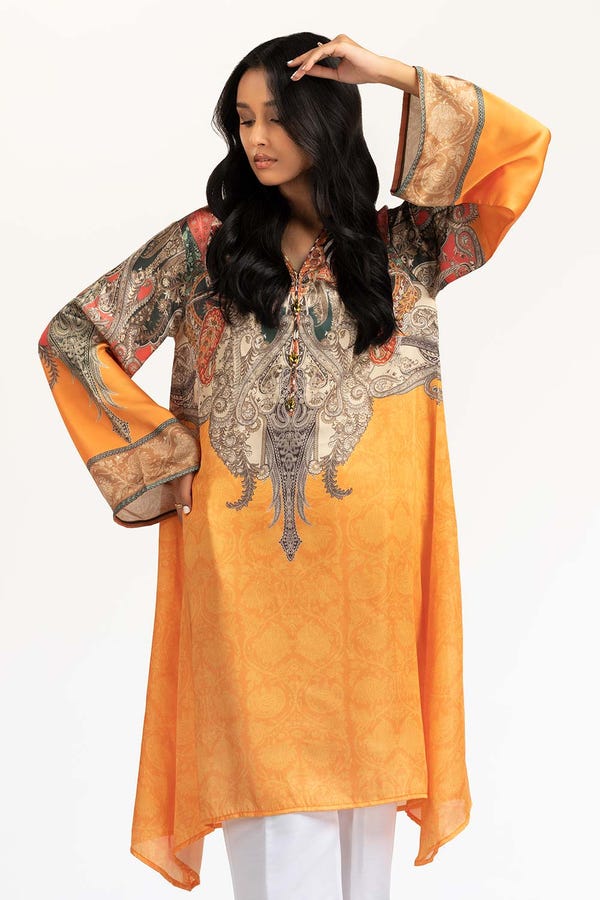 Shamoz Silk Embellished Shirt GLM-23-34