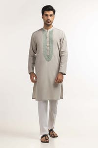 Green Embroidered Kurta KR-EMB24-032