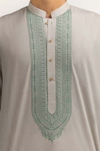Green Embroidered Kurta KR-EMB24-032